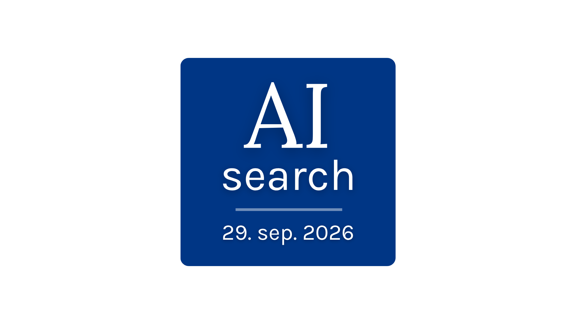 AI search 29 sep 2026